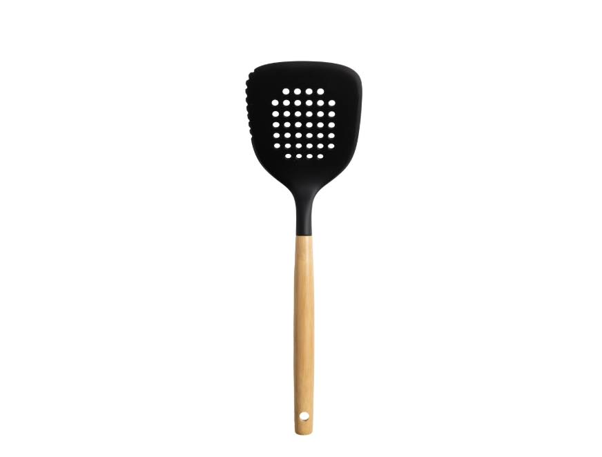 Nylon Slotted Kitchen Turner, 13-Inch, Heat-Resistant, Black