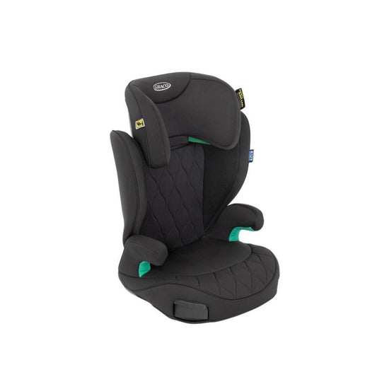 i-Size R129 ISOFIX Highback Booster Car Seat with Cupholders - 100–150cm (Approx. 3.5–12 Years), Black