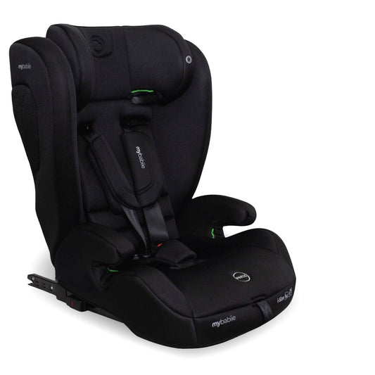 ISOFIX Toddler to Booster Car Seat 76–150cm (15 Months–12 Years) - Forward Facing, Black